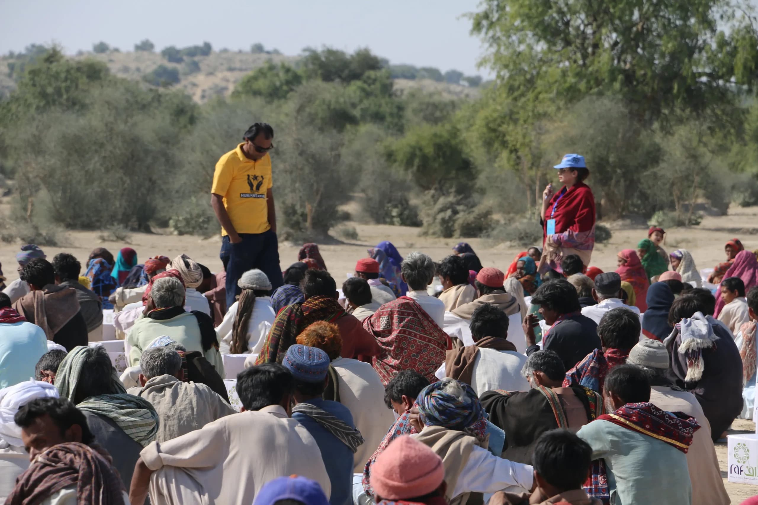 Emergency relief work