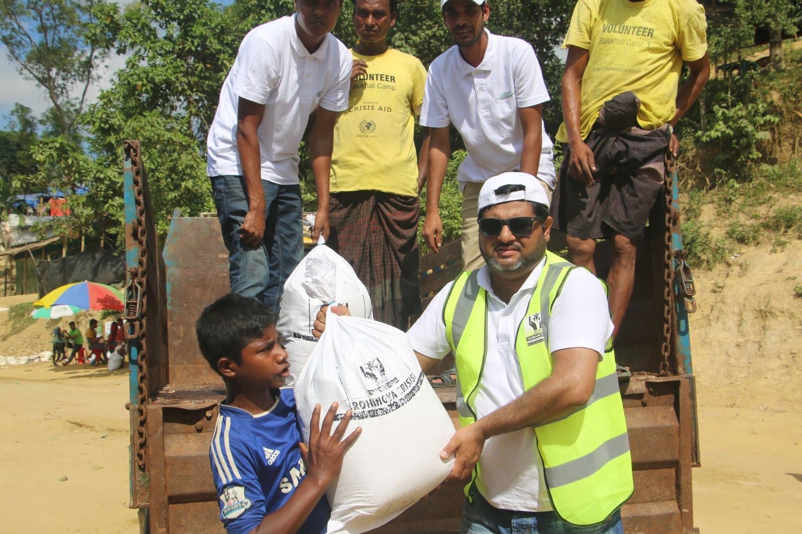 Aid distribution
